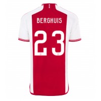 Fotbalové Dres Ajax Steven Berghuis #23 Domácí 2023-24 Krátký Rukáv